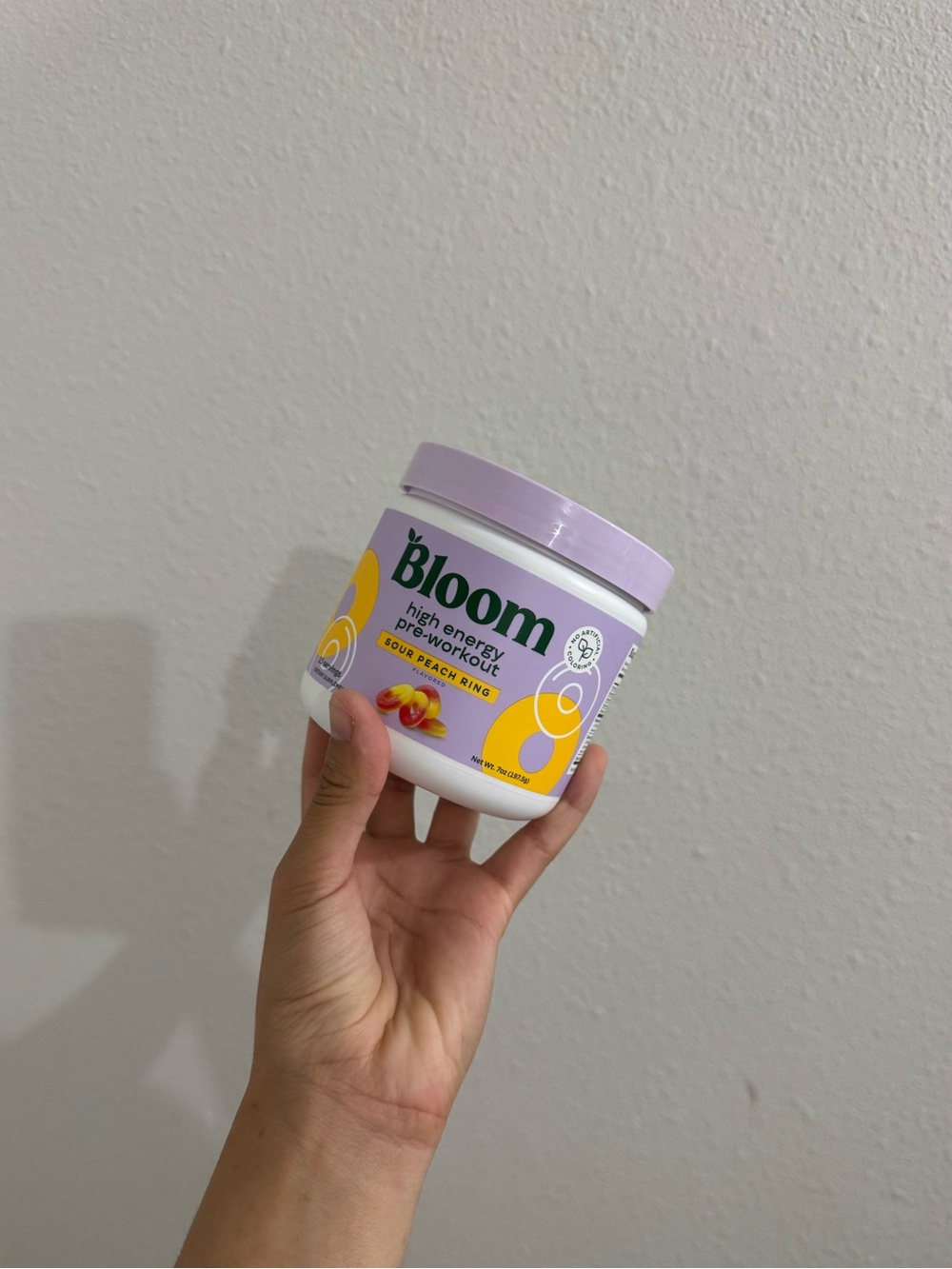 Bloom sour peach ring preworkouts
